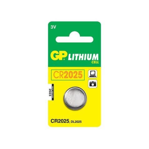 GP CR2025, Pile bouton Lithium 3V 126 mAh