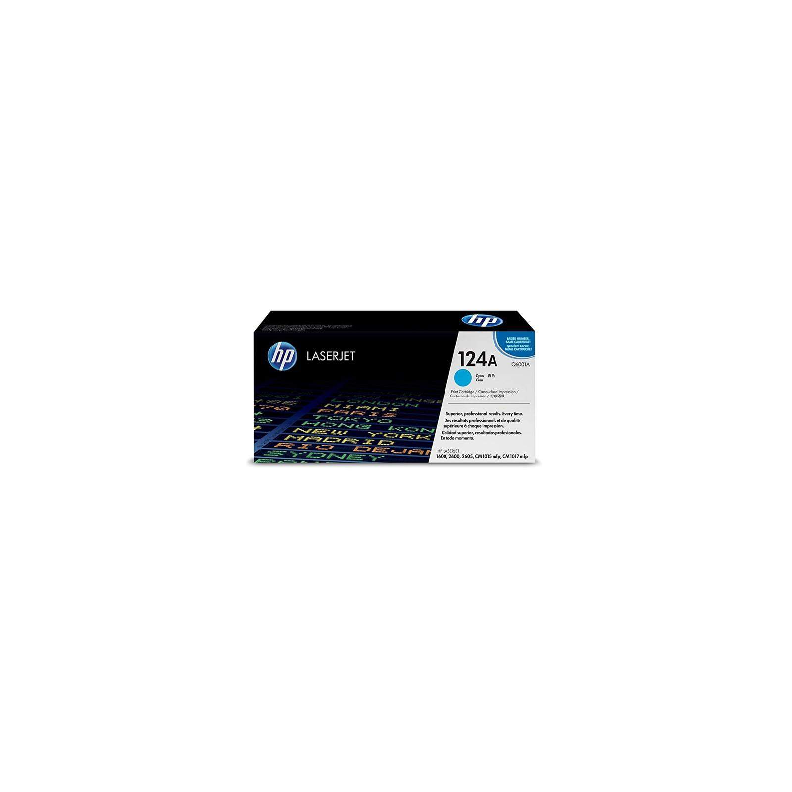 Toner Hp 124A LaserJet Original bleu - Cyan Toner Hp 124A LaserJet Original bleu - Cyan