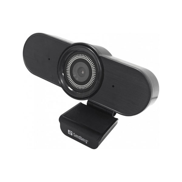 Webcam Sandberg 1080P USB Auto Wide Noir