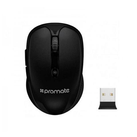 Promate CLIX-4 Bk, Souris Optique Sans Fil Noir 