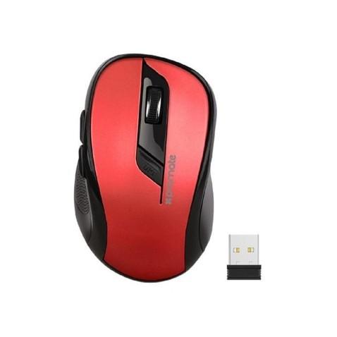 Promate ClIX-7RED, souris Optique sans fil 600 dpi rouge