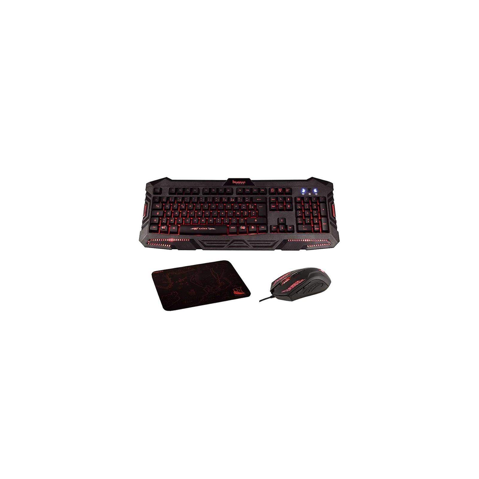 Pack Drakkar Raider Konix 3en1 Clavier, Souris et Tapis Gamer Pack Drakkar Raider Konix 3en1 Clavier, Souris et Tapis Gamer