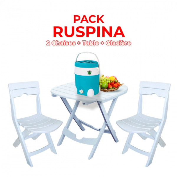 Pack Ruspina 2 chaises +...