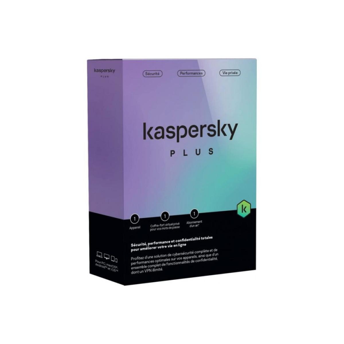 Antivirus Kaspersky Plus 1 Poste (KL10428BAFS-FFPMAG)