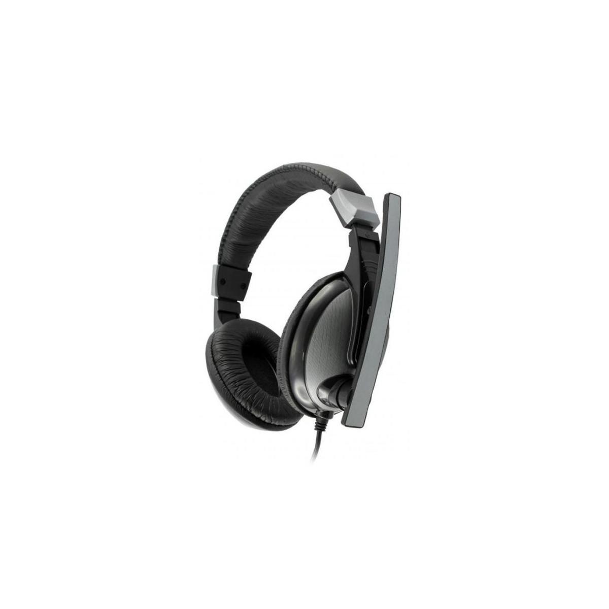 MICRO CASQUE GAMER SBOX HS-302 - NOIR et GRIS