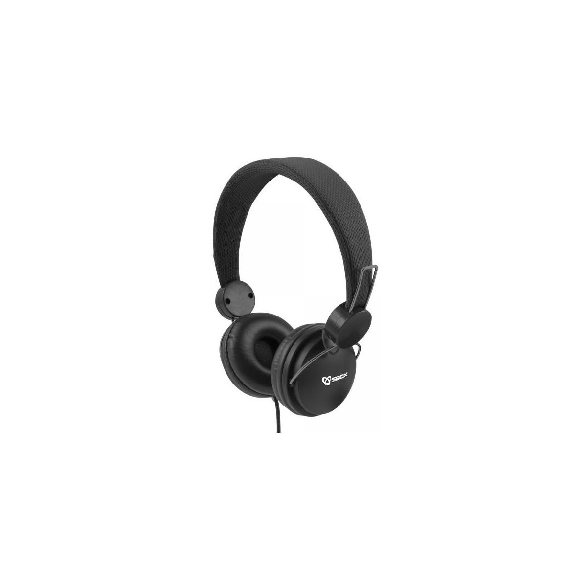 CASQUE STÉRÉO SBOX HS-736 en noir