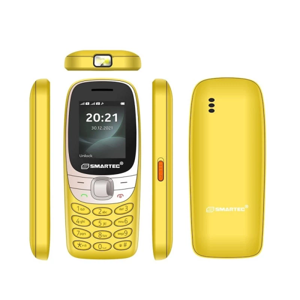 Téléphone Portable Smartec R6 jaune