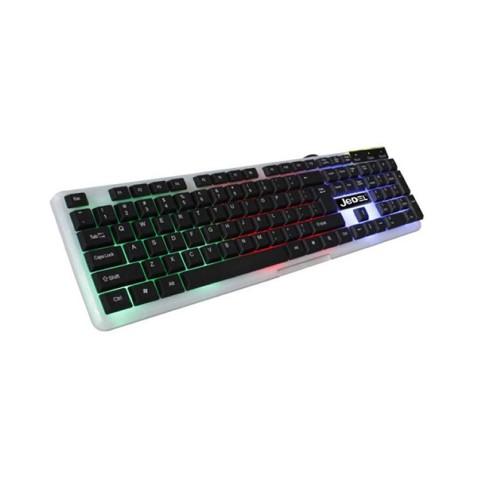 Jedel K500, Clavier Gaming Azerty USB rétroéclairé 3 couleurs LED