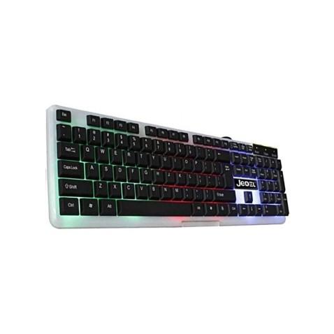 Jedel K500, Clavier Gaming Azerty USB rétroéclairé 3 couleurs LED