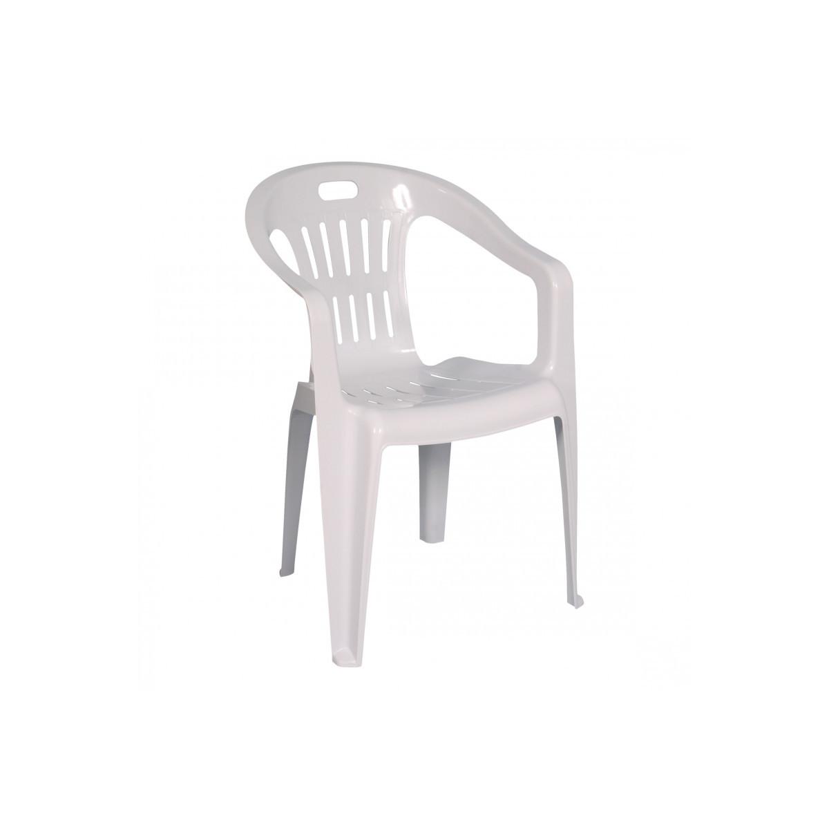 Chaise de jardin Piona en couleur Blanc Lait