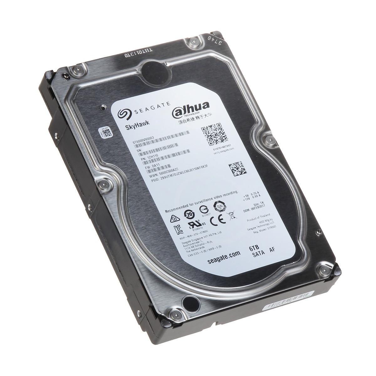 Seagate SkyHawk 8 To, Disque dur interne de vidéosurveillance, 3,5, SATA 6  Go/s, 256 Mo de mémoire cache, bon prix et moins cher en vente au cameroun