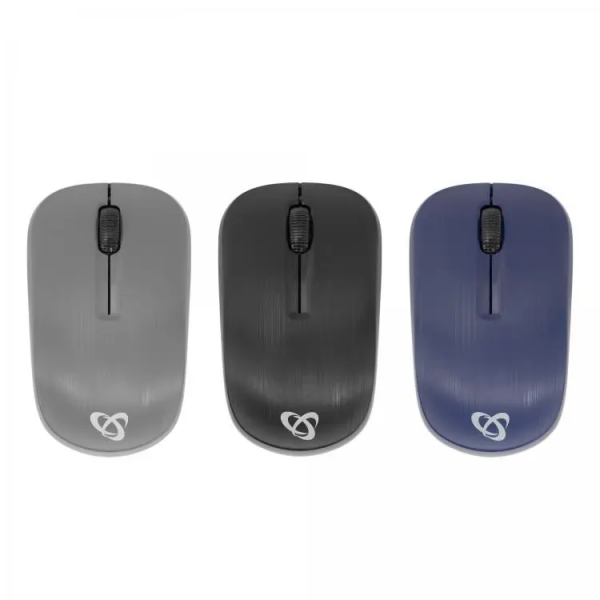 Souris SBOX WM 392 GRIS sans Fil bleu noir gris