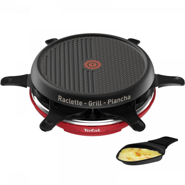 Raclette Multifonction Colormania 3EN1 TEFAL RE12A512 850W - Noir&Rouge