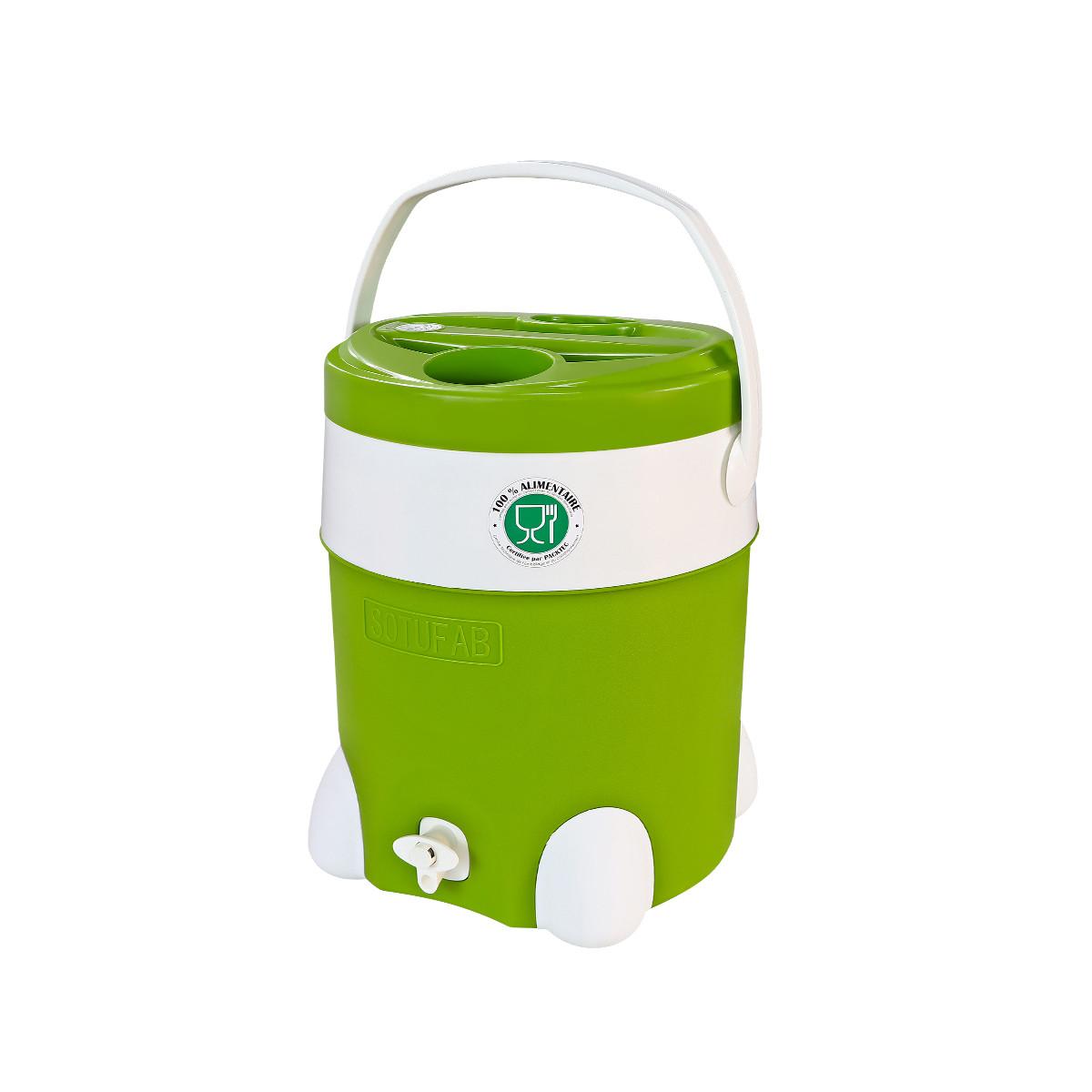 Glacière Sotufab Cactus avec Fontaine 15 Litres vert