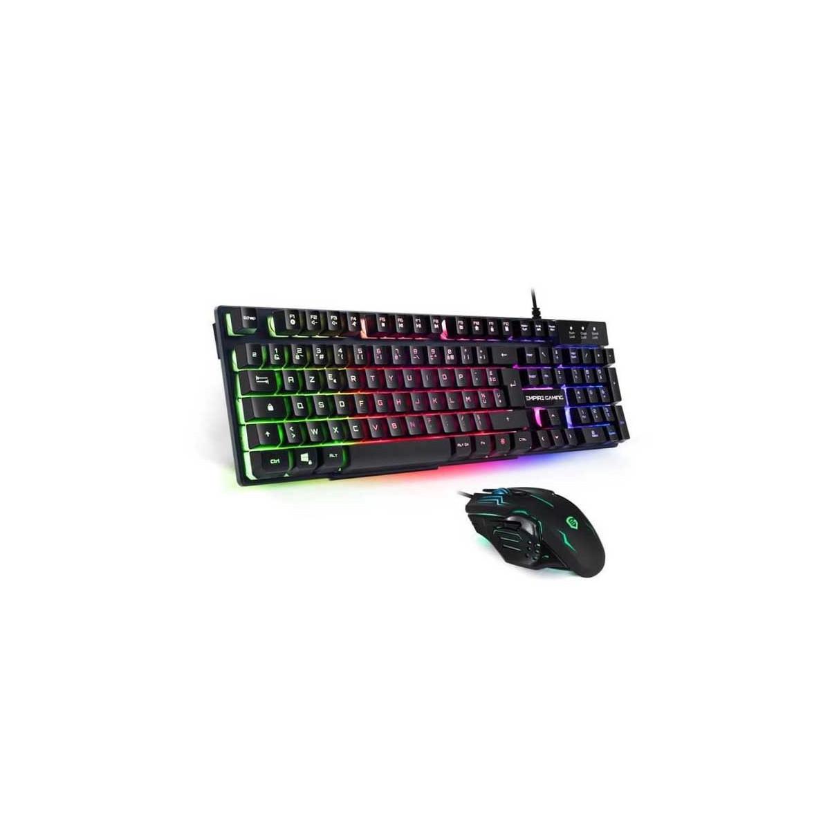 Pack gamer Jedel GK102 clavier avec souris 6D