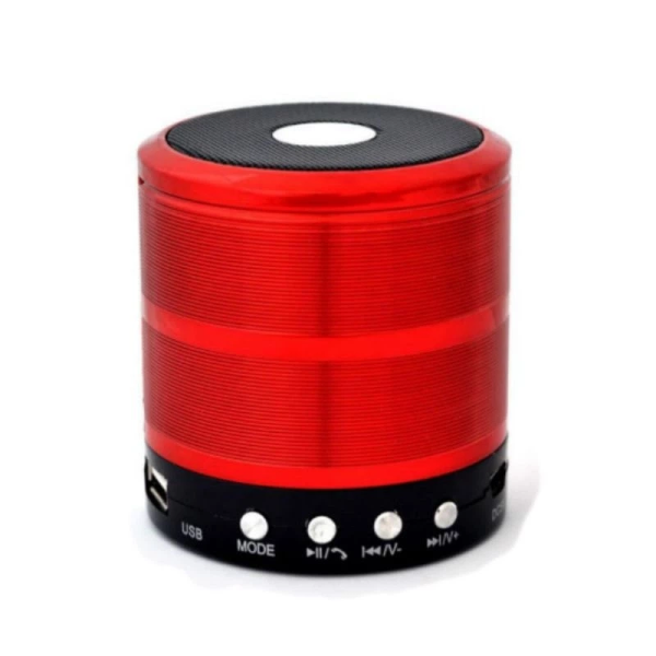 Haut Parleur Bluetooth WS887A Rechargable rouge