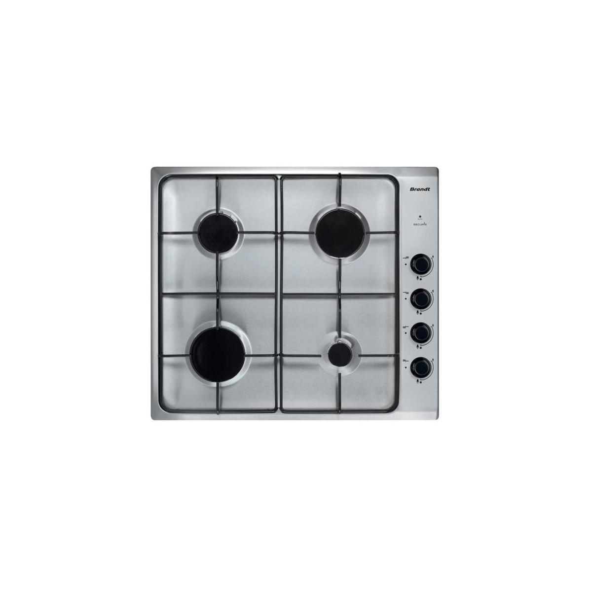 Plaque de cuisson Brandt 4 feux 60 cm (BPE6400X)