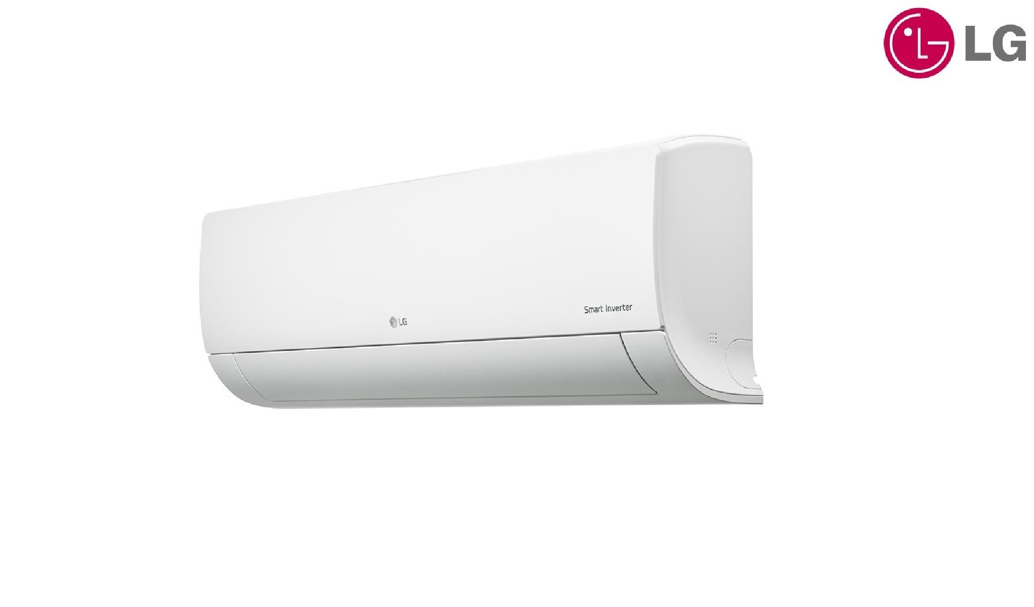 LG CD18TEH , Climatiseur Inventer Dual Cool E-LOOK de 18000 BTU Chaud & Froid Blanc