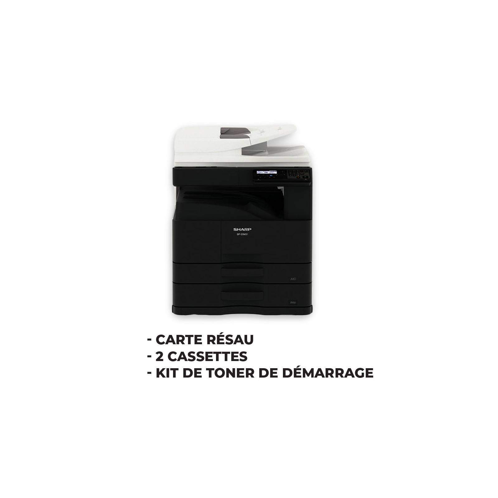 Photocopieur Multifonction Monochrome A3 BP-20M31 + 2 cassettes + Toner Photocopieur Multifonction Monochrome A3 BP-20M31 + 2 cassettes + Toner