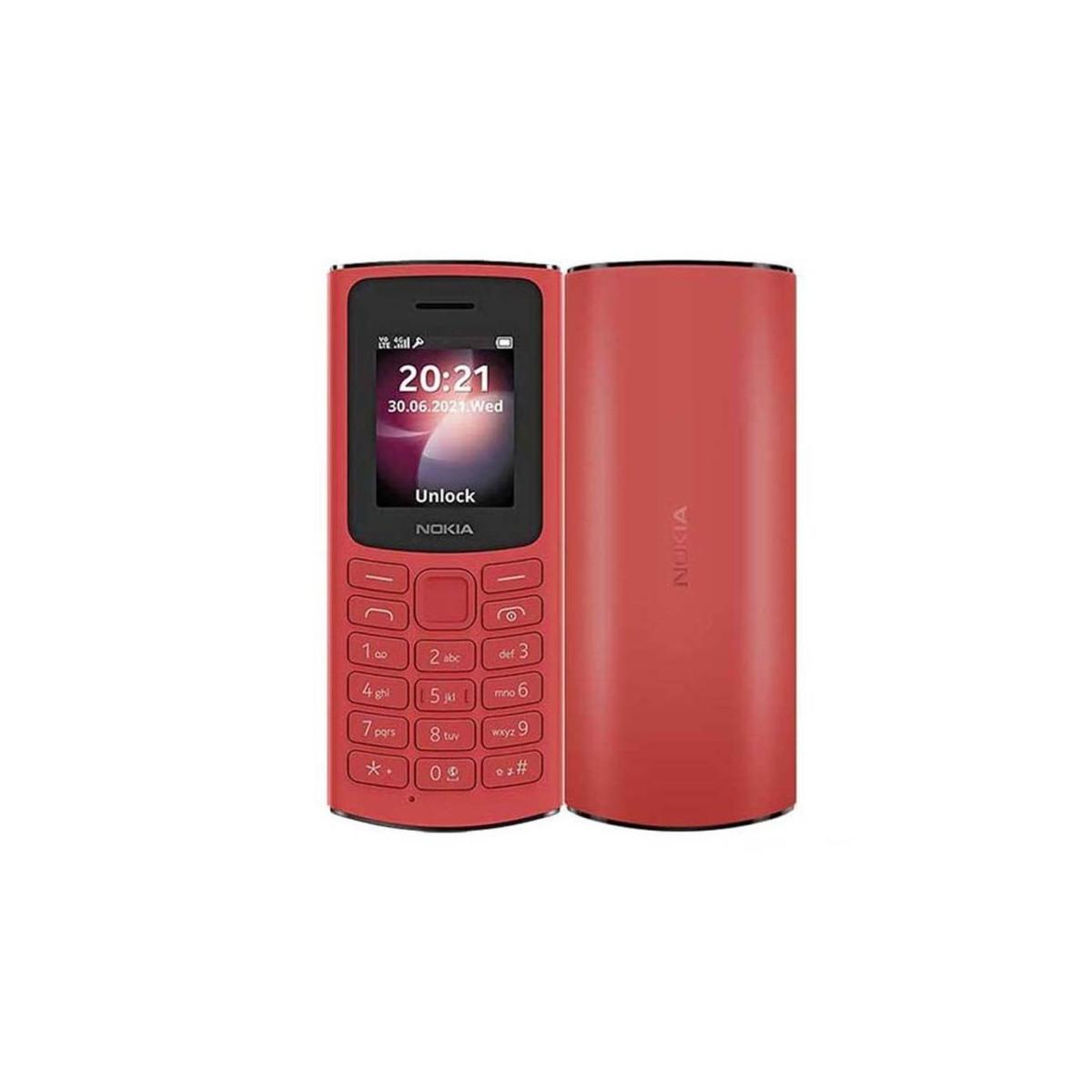 Téléphone Portable NOKIA 106 DS 2023 rouge