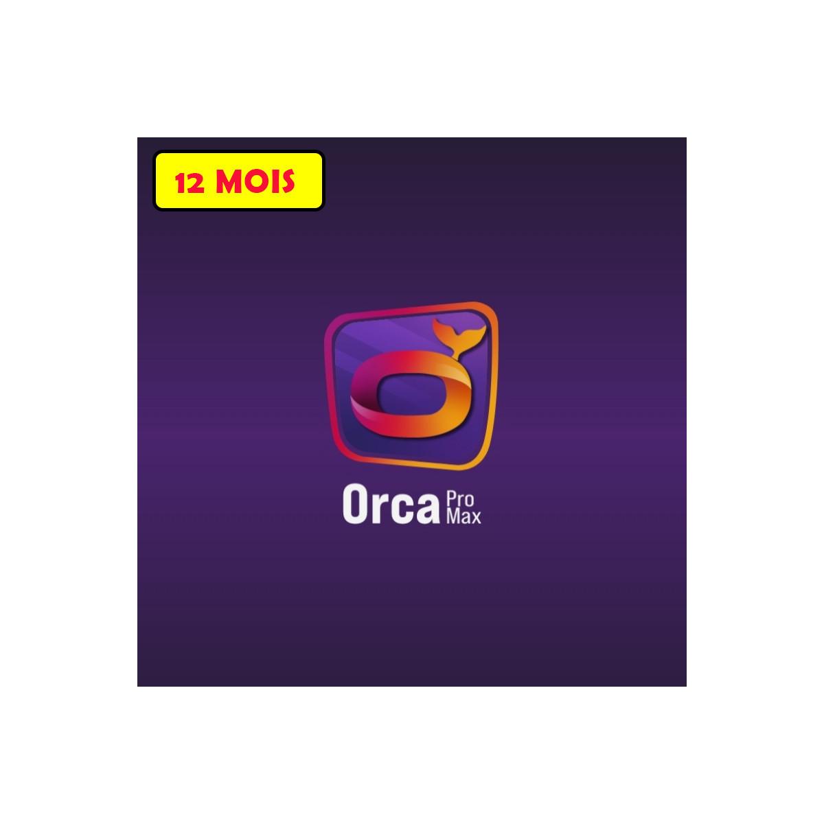 Abonnement ORCA Pro Max plus 12 Mois