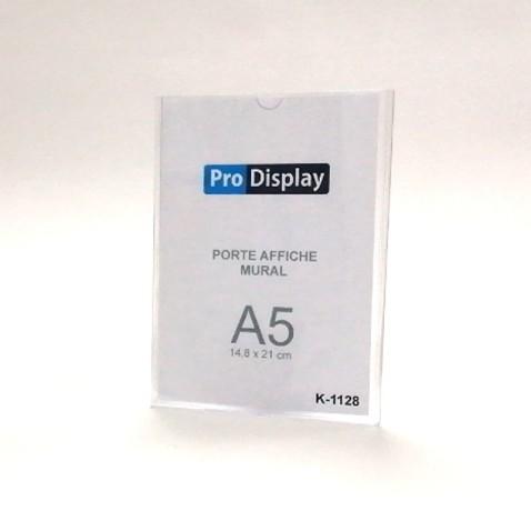 Pro Display K-1128, Porte Affiche mural A5 Transparent