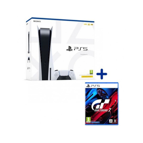 Console de jeux Sony Console PS5 Standard + Jeu Gran TURISMO 7
