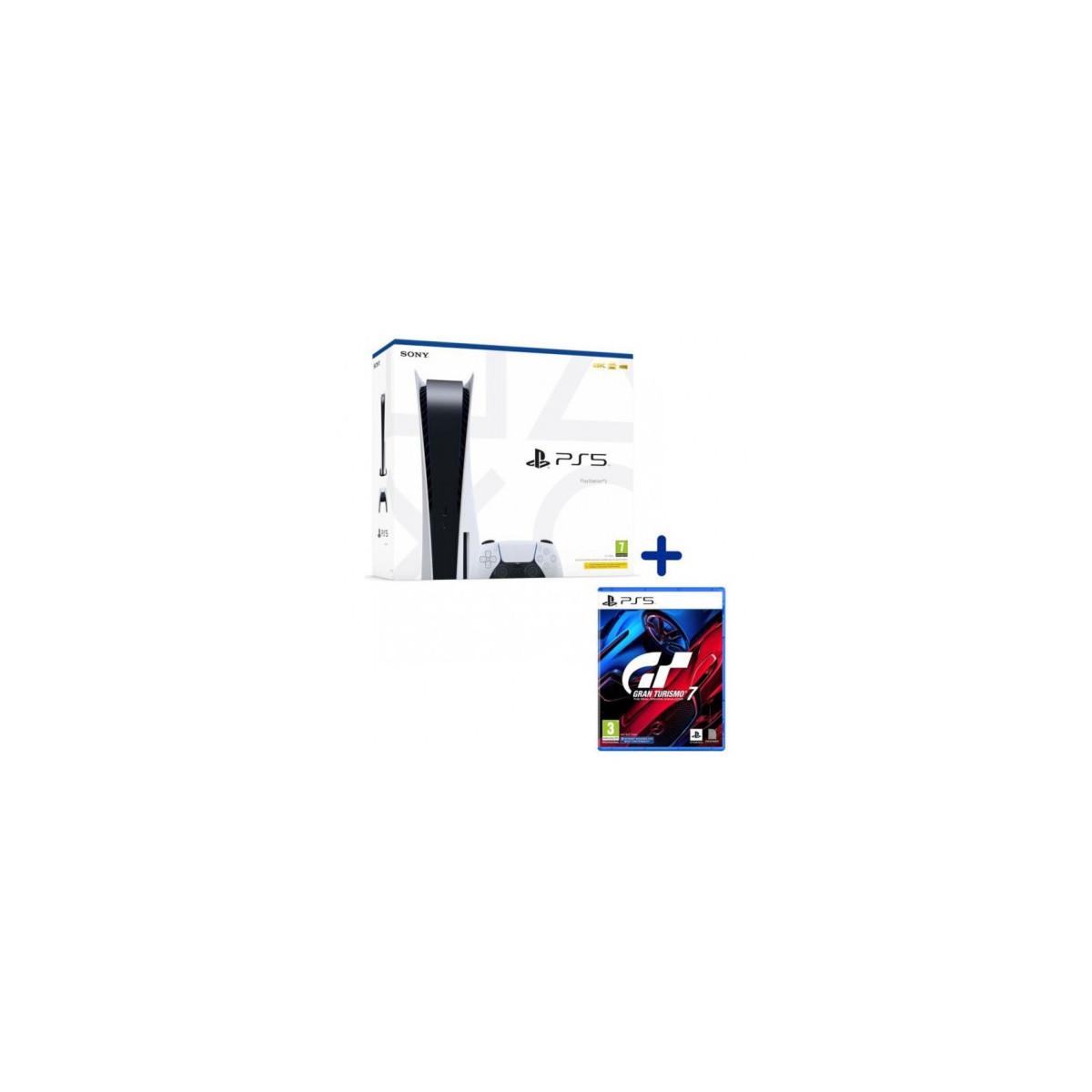 Console de jeux Sony Console PS5 Standard + Jeu Gran TURISMO 7