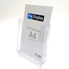 Pro Display K-309, Porte Dépliant A4 Transparent 