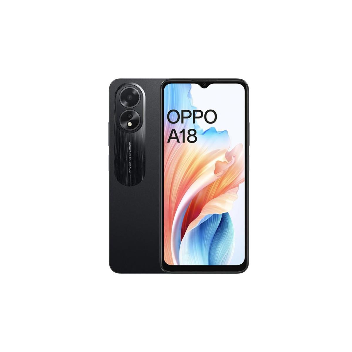 Smartphone OPPO A18 4 Go 128 Go noir