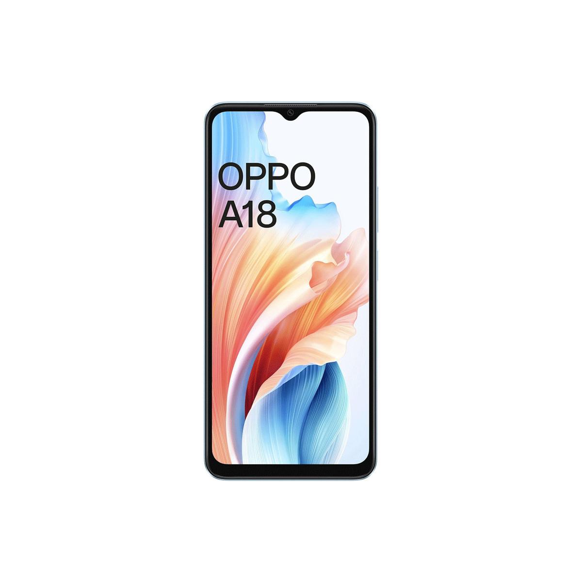 Smartphone OPPO A18 4 Go 128 Go Bleu