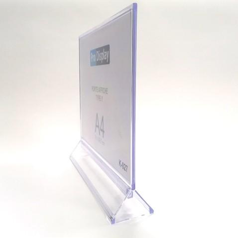 Pro Display K-027, Porte Affiche Type Y Double Face A4 Transparent