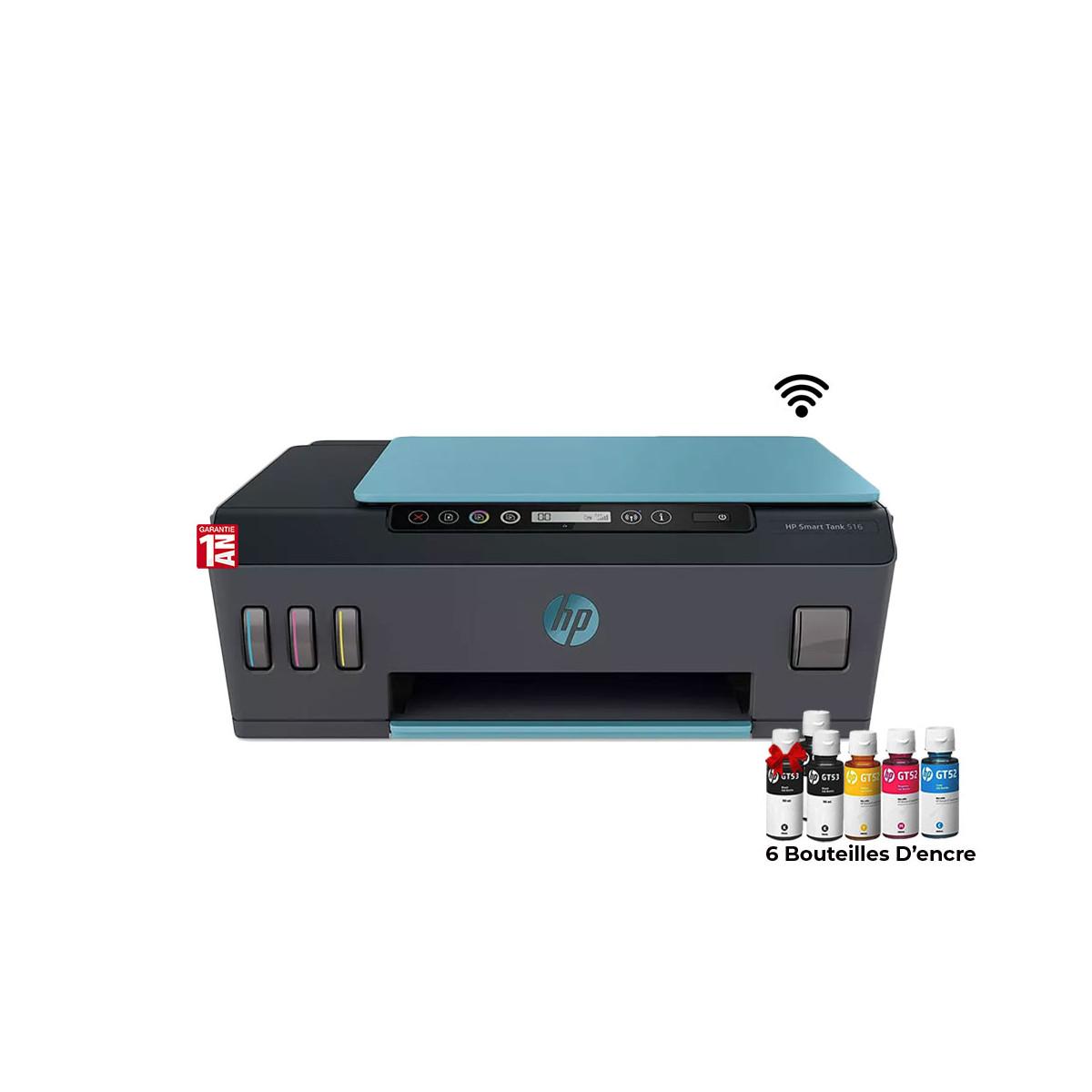 Imprimante HP Smart Tank 516 Multifonction Couleur A4 WiFi