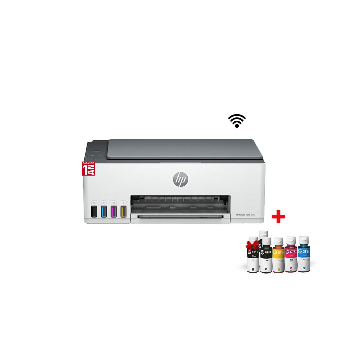 Imprimante HP Smart Tank 580 3 en 1 Couleur Wi-Fi