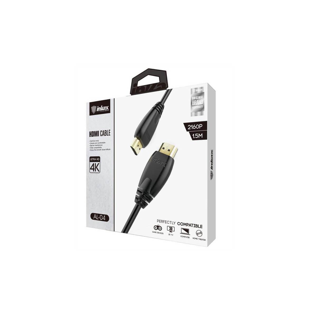 Câble INKAX HDMI AL 04 1,5 mètre