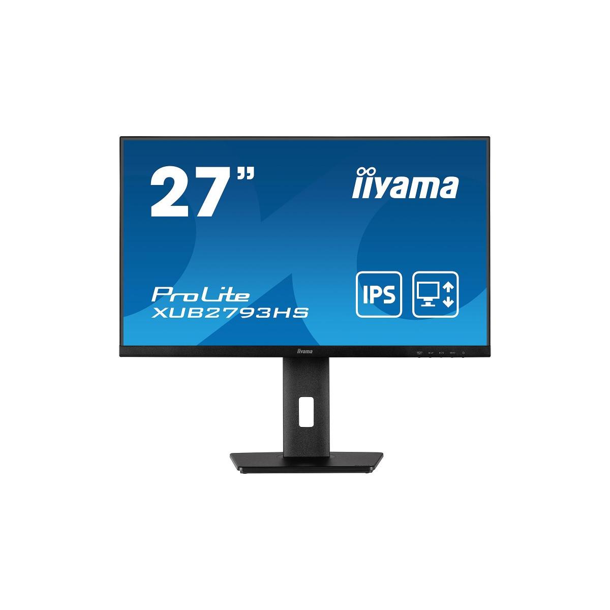 Ecran iiyama 27" LED ProLite XUB2793HS-B5