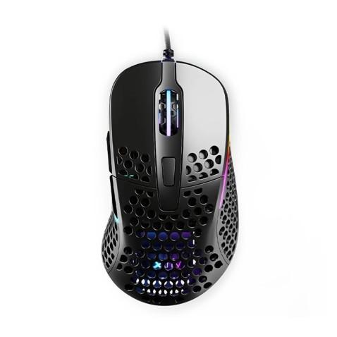 Xtrfy M4 RGB, Souris Gamer Noir de 16000 dpi réglable avec 6 boutons