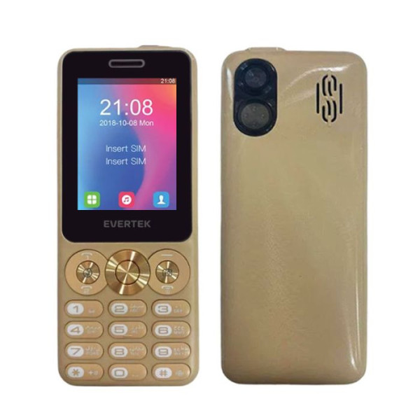 Téléphone portable Evertek E24 double SIM gold
