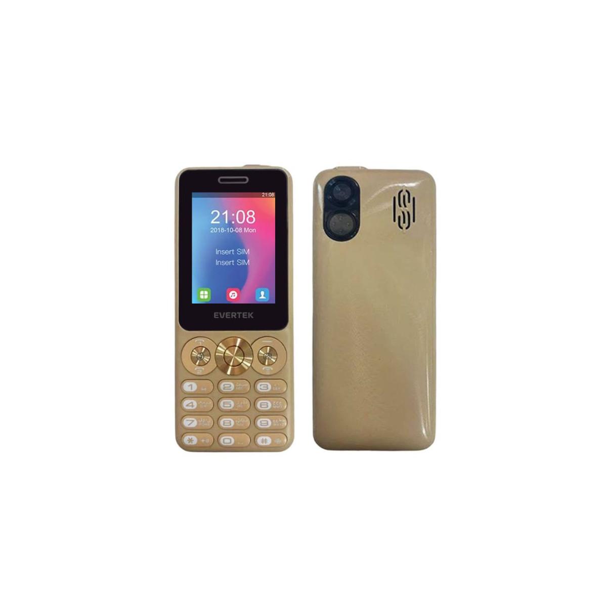 Téléphone portable Evertek E24 double SIM gold