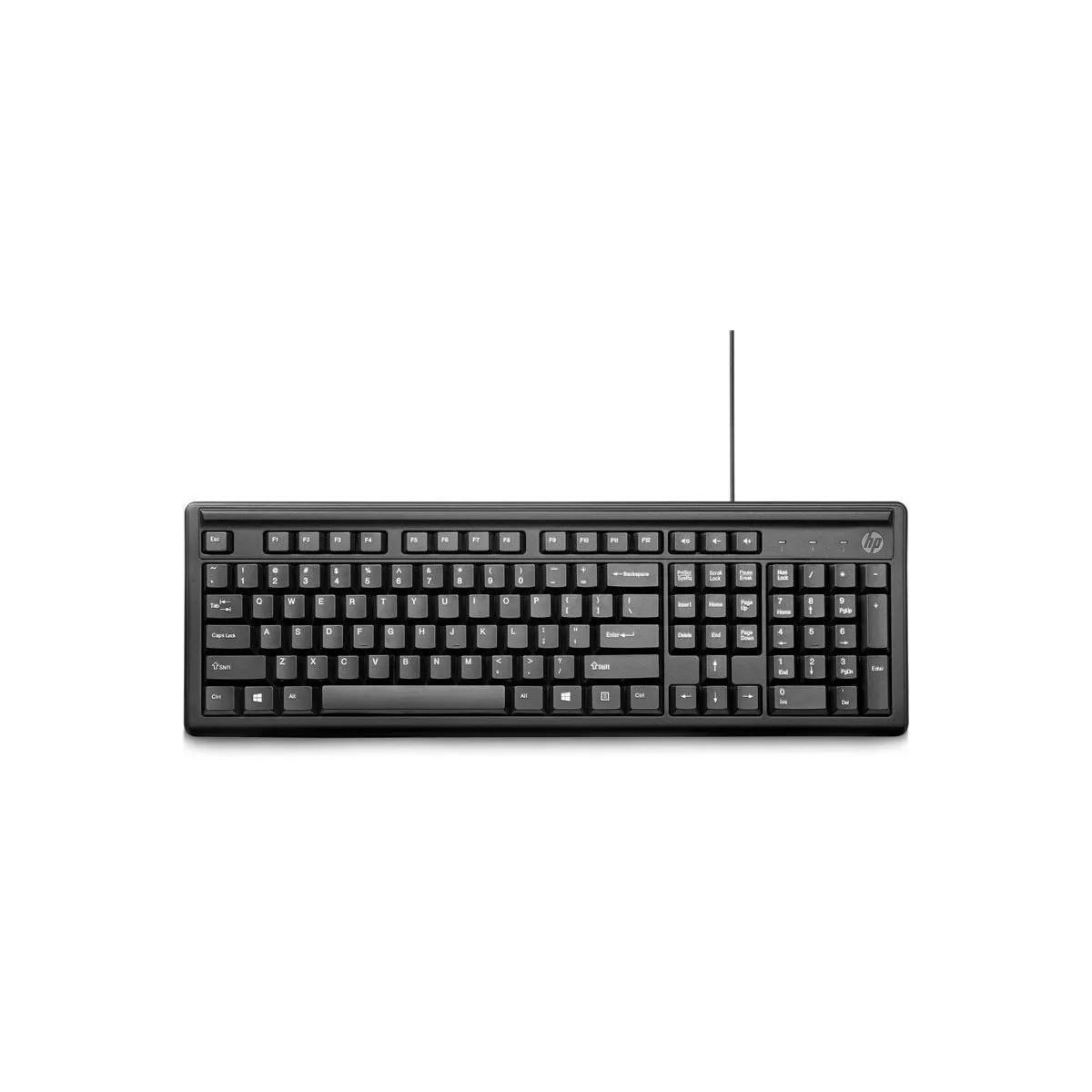 Clavier Filaire HP 2UN30AA USB noir