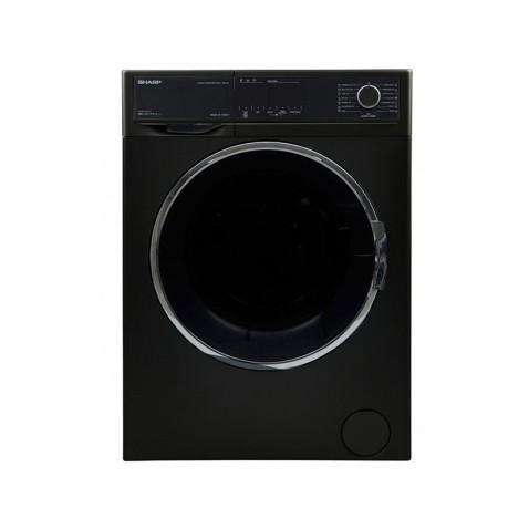 Sharp ES-FP814CX-BK, Machine à laver frontale automatique de 8 Kg Noir