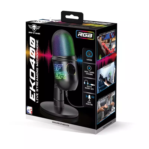 Microphone Spirit of gamer EKO 400 GAMER RGB