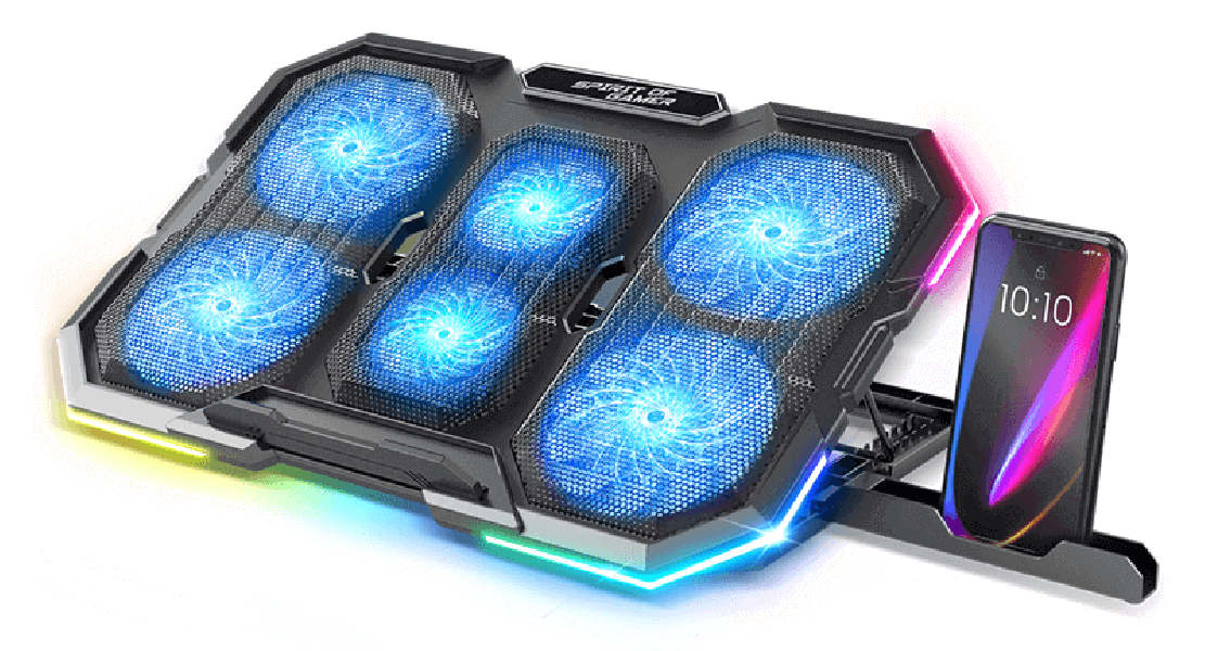 Réfroidisseur PC Portable 17 pouces SOG Airblade 700 RGB