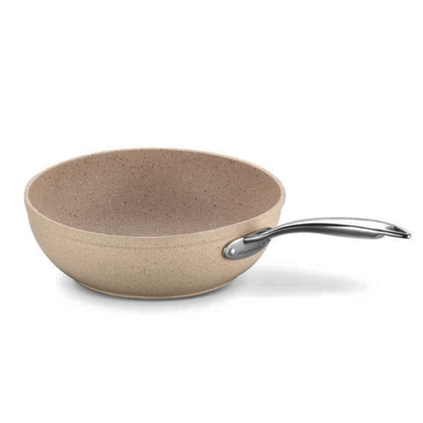 Moule A Wok Korkmaz Granita 24 cm Beige