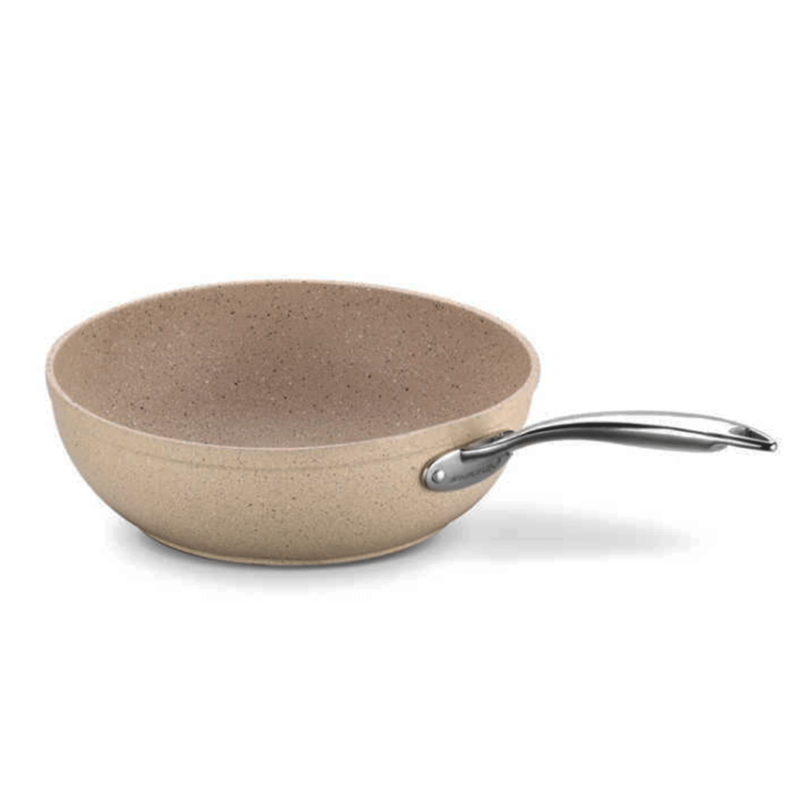 Moule A Wok Korkmaz Granita 24 cm Beige Moule A Wok Korkmaz Granita 24 cm Beige