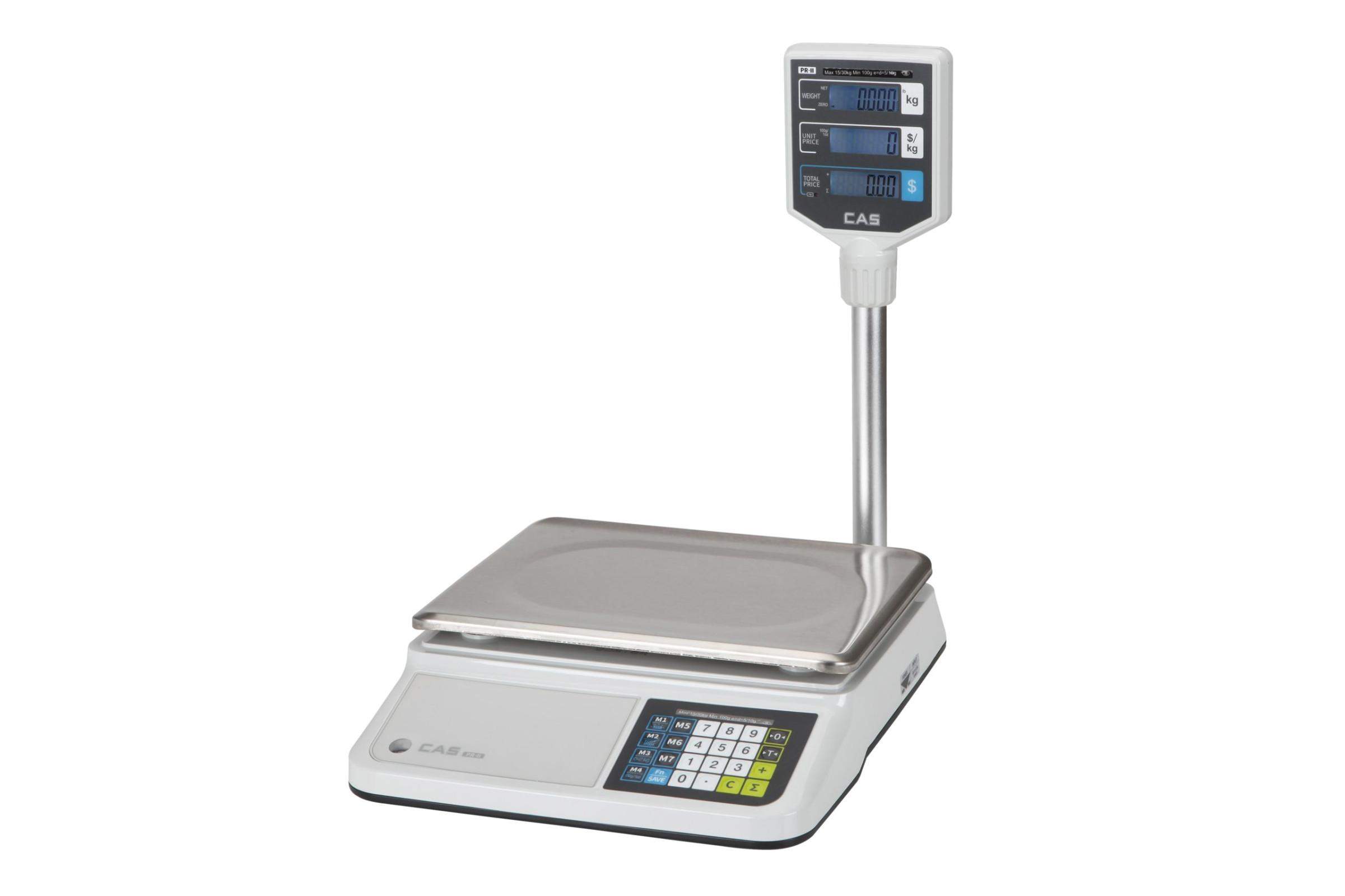Balance poids-prix Type PRII-P 15 kg avec colonne Balance poids-prix Type PRII-P 15 kg avec colonne
