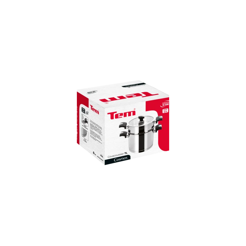 Couscoussier TEM 7 Litres Série COSMOS W40107K Couscoussier TEM 7 Litres Série COSMOS W40107K