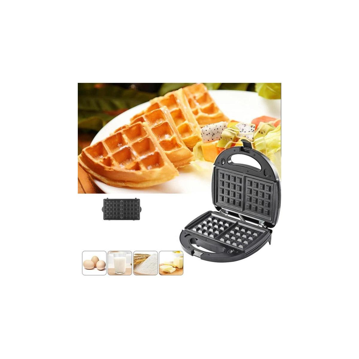 Appareil 4en1 Prova SW-908 Panini-Gaufre-Zouza-Maamoul - 750W