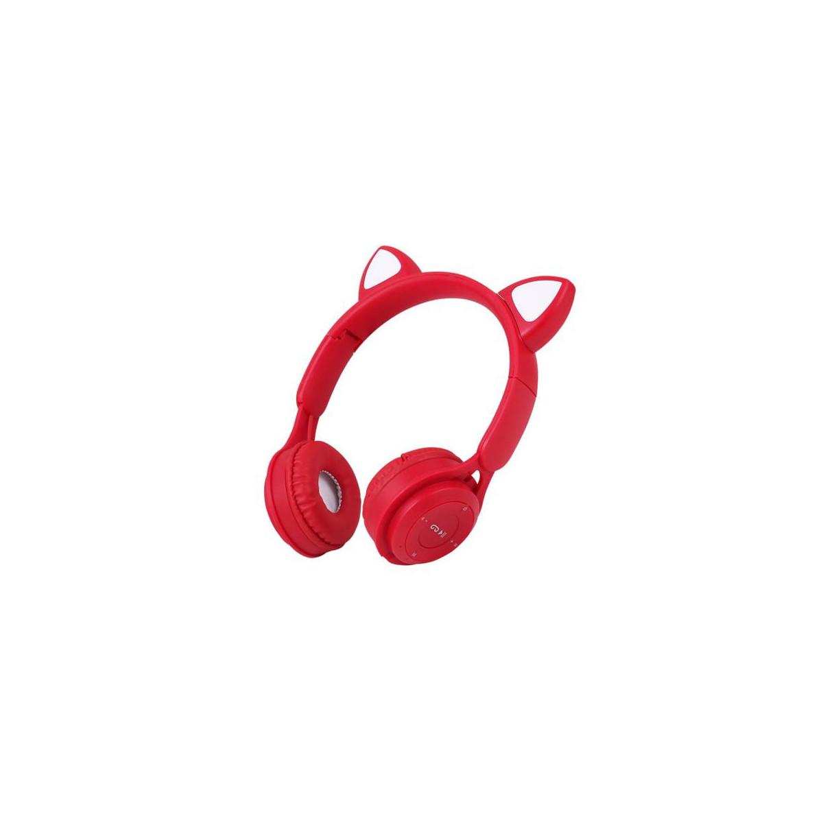 Casque CAT Y08 sans fil rouge