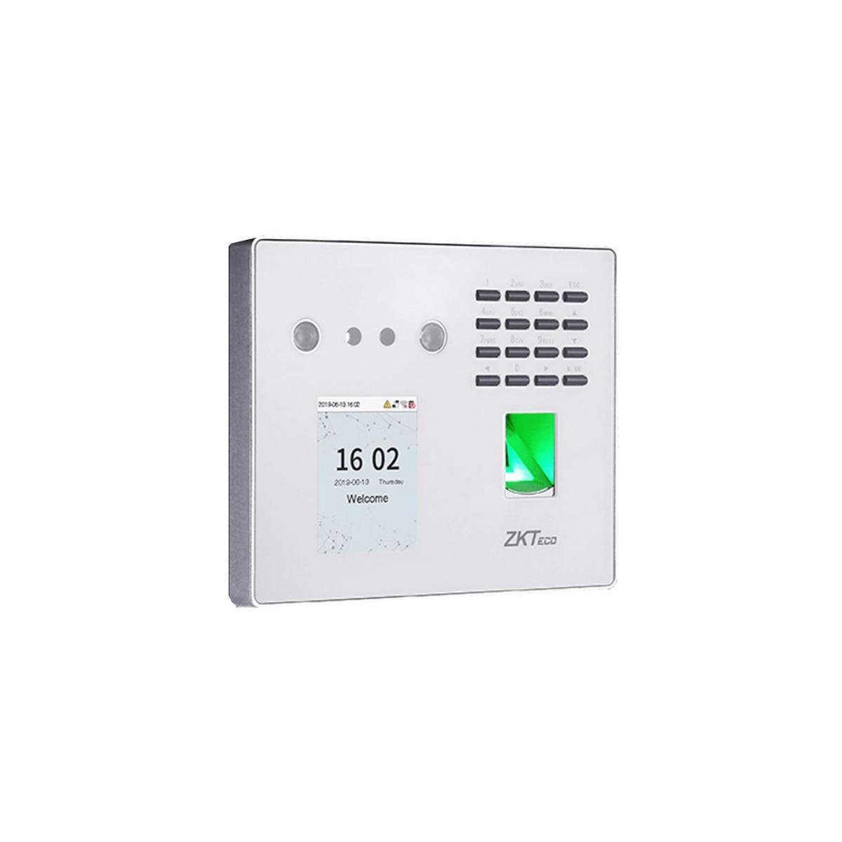 Pointeuse + Contrôle D’accès Faciale A Empreinte ZK TECO MB560-VL Blanc